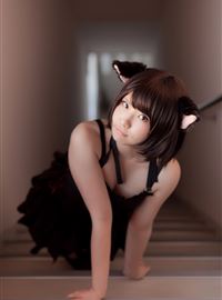 [enako] [enacat black] black silk cat girl(86)